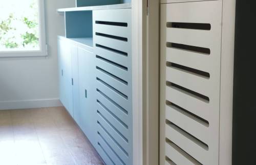 Détails rangement sur mesure