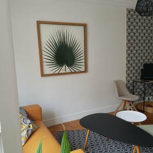 Salon colocation orléanaise - Alexandra Boiret Fleury - Décoratrice - La Maison Des Architectes