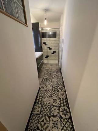 Remplacement du sol de salle de bain