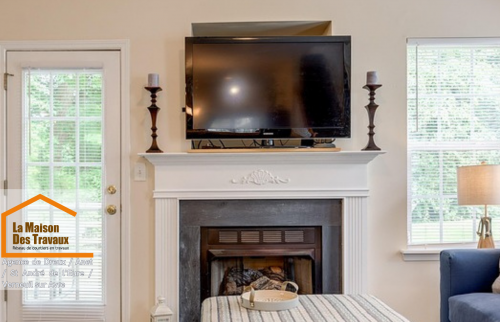 Intérieur rénové avec coin détente près de Dreux – Espace harmonieux mêlant modernité et chaleur avec des couleurs douces et une ambiance accueillante.