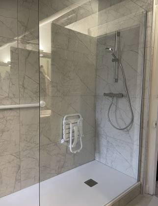 douche style douche à l'italienne