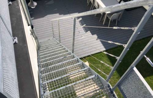 Installation d'une escalier à Trouville