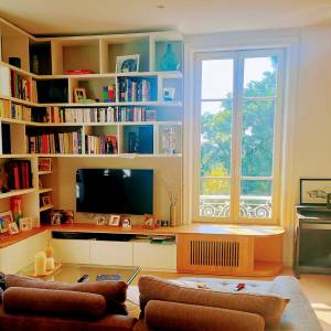 Rénovation d'un Séjour / Salon / Cuisine familial - Marion Rassion - La Maison Des Architectes