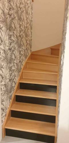 Revêtement de murs escalier