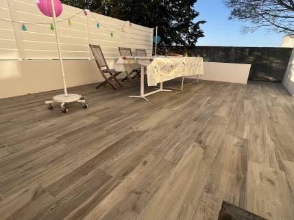 Aménagement d'une terrasse