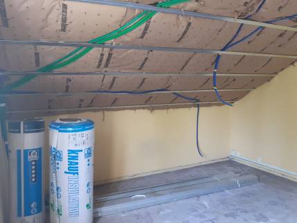 Travaux d'isolation du plafond des combles d'un appartement - Bourg-en-Bresse 01000