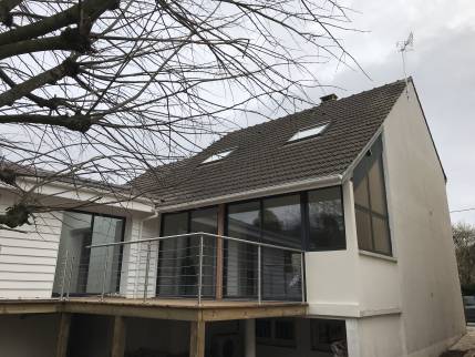 Création d'une extension à ossature bois