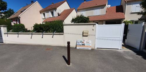 Travaux de remplacement de clôture en cours - Solers 77111