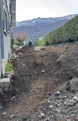 Rénovation jardin Saint Paul de Varces.