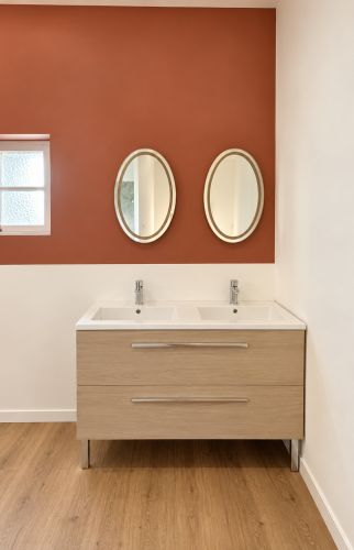 Salle de bain après rénovation