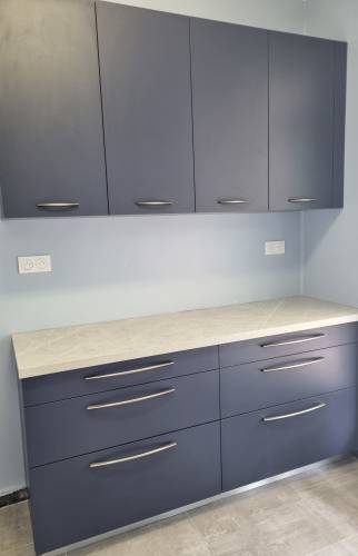 Nouveau mobilier coloris bleu