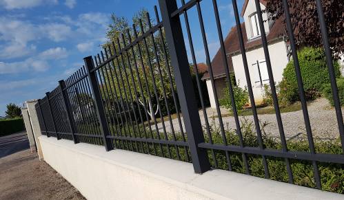 Balustrade en alu laqué