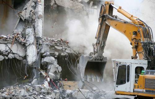 Travaux de démolition