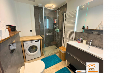 rénovation salle de bain Combloux, salle de bain corps de ferme, douche à l’italienne montagne, artisan salle de bain Haute-Savoie, la maison des travaux sallanches, la maison des travaux