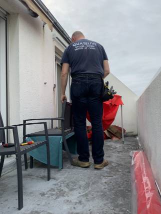 Pendant le changement