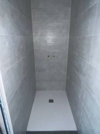 Création de salle d'eau avec pose d'un receveur de douche extraplat - Nantes 44000