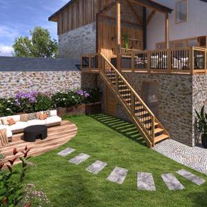 Aménagement extérieur ferme