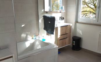 Pose de carrelage salle de bain à Rixheim