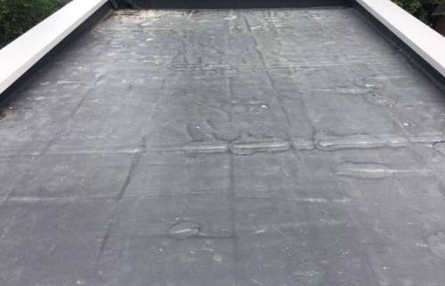 Vue du toit plat de l'extension - Nantes 44