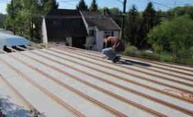 Pose de lambourde pour aménagement de toiture terrasse - Bouc-Bel-Air (13)