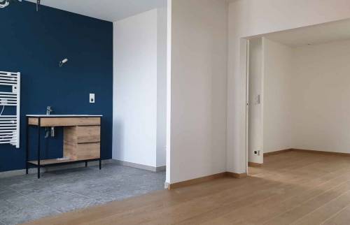 Opus de carrelage - zone îlot - contrecollé à Cancale