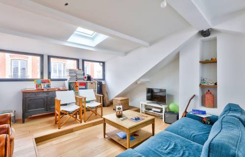 Surélévation d’un duplex avec création de 4 chiens assis à Asnières