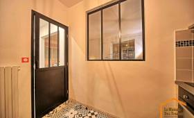 Cuisine ouverte avec verrière à Brunoy