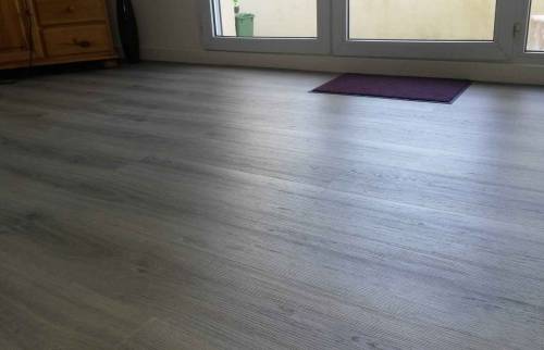 Réfestion des peintures, revêtement de sol en lames PVC et changement de fenêtre.