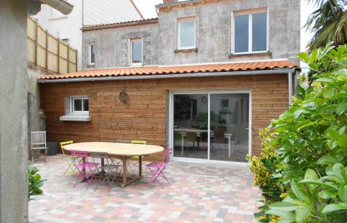 Extension ossature bois bardée