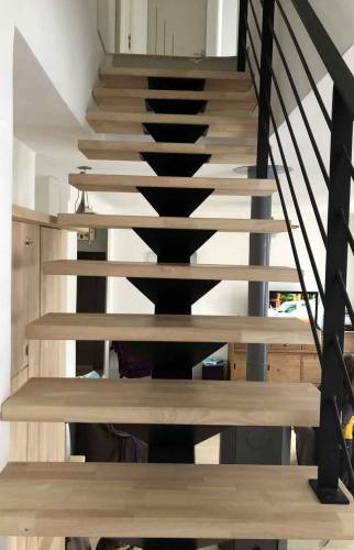 Surélévation de 60 m² à Rezé en bardage bois