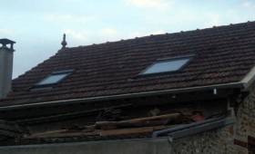 La toiture avant rénovation