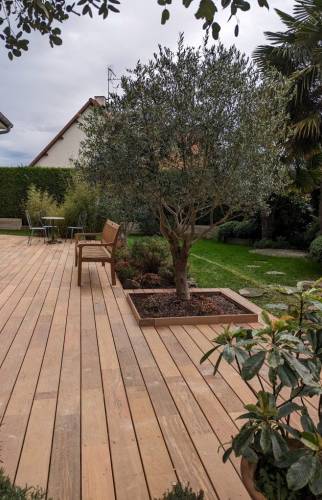 Terrasse extérieur en bois