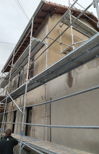 Isolation thermique par l’extérieur d’une habitation à Bourgoin Jallieu