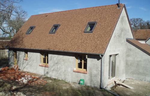 Couverture et charpente terminée à VEILLEINS (41)