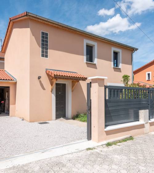 Construction d'un garage attenant à une maison, Sud Ouest de Lyon