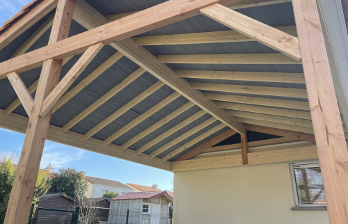 Création d'un carport à Bouguenais