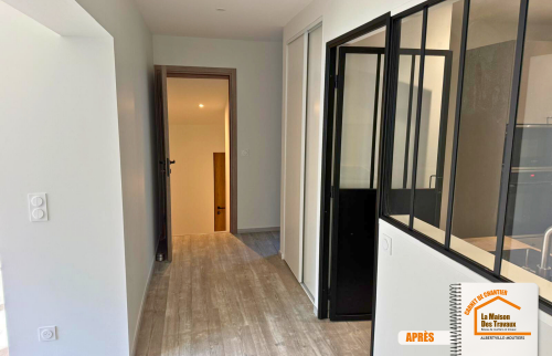 La Maison des Travaux Albertville, aménagement combles Queige, création salle de bains combles, isolation toiture Savoie, artisans rénovation Moûtiers