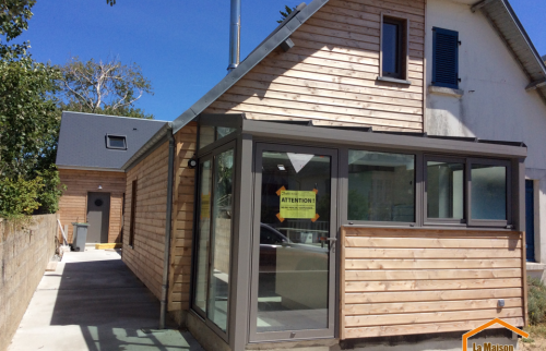 EXTENSION EN OSSATURE BOIS