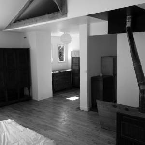 Installation d'un poêle à bois