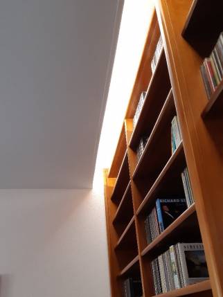 Faux plafonds avec éclairage indirect bandeau LED, rangement sur mesure à Saint Louis