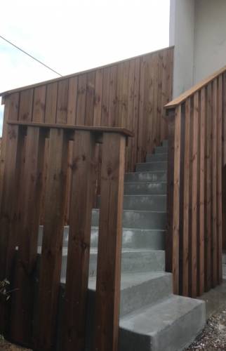 Construction d’un escalier extérieur maçonné à Mérignac
