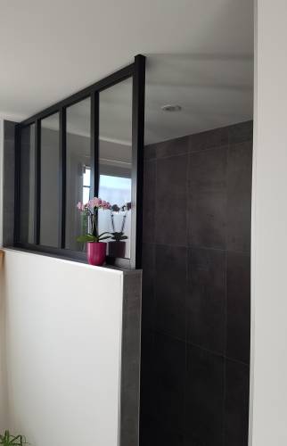 Après travaux : Verrière atelier - Amiens