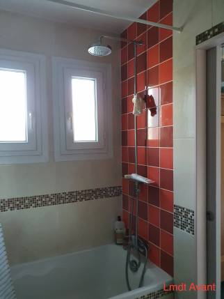 Transformation d'une salle de bain en salle d'eau