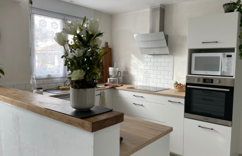 Rénovation d'une maison à Bouguenais - changement de la cuisine
