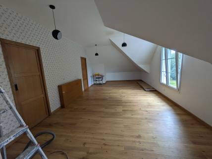Chambre à l'étage de l'extension (Caen 14000)