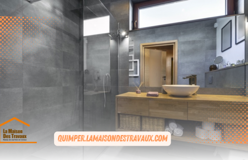 Rénovation de salle de bain avec carrelage et expertise à Lesconil