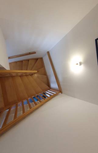 Escalier moderne après rénovation La Maison Des Travaux Bruz