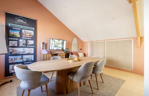 Surélévation de 47 m² de l'agence La Maison des Travaux Vertou