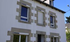 Rénovation de toutes les fenêtres, portes fenêtres et porte d'entrée de cette charmante maison à Pordic