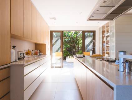 travaux d'agrandissement d'une cuisine